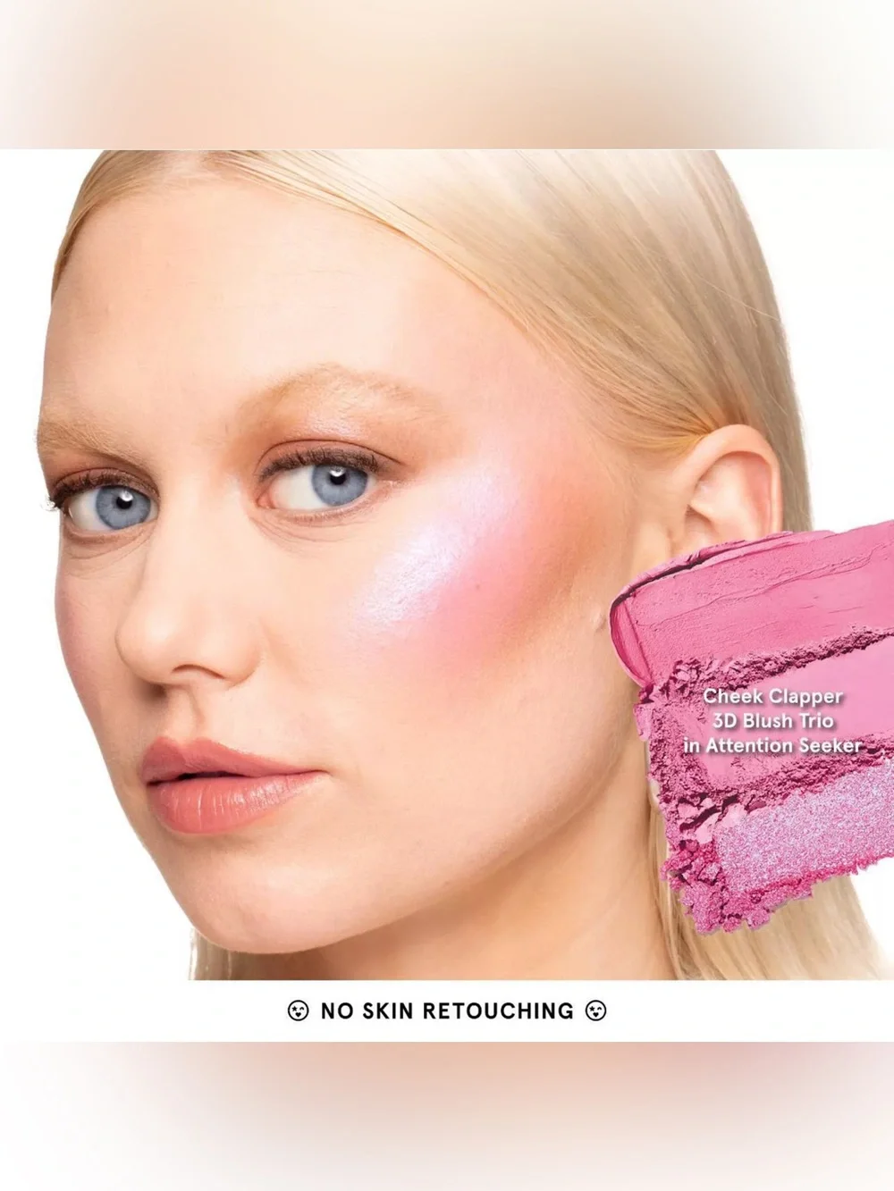 ONE/SIZE by Patrick Starrr Cheek Clapper 3D Blush Trio Palette - Attention Seeke